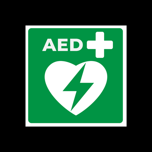 AED Reflective Decal - Small