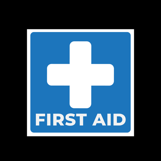 First Aid Reflective Decal - Small